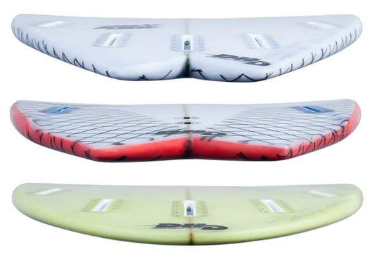 Different types of surfboards tails