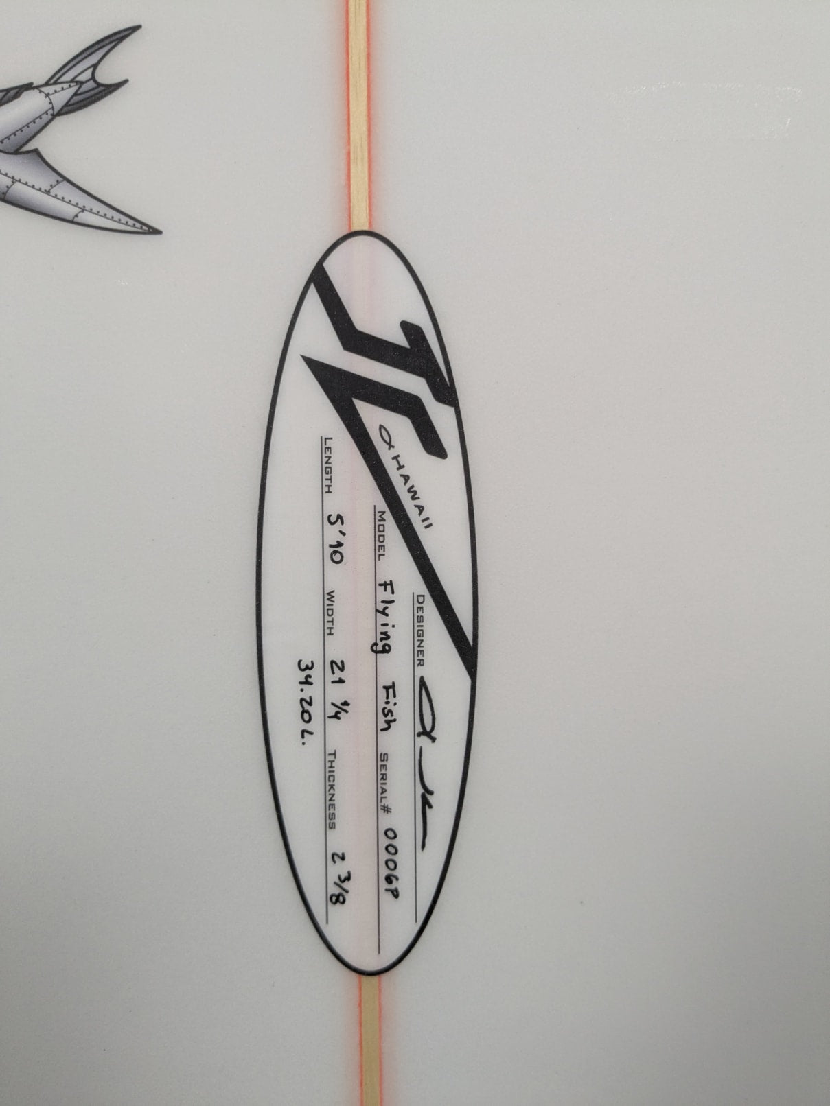John Carper Flying Fish 5'10'' | 34.2 L
