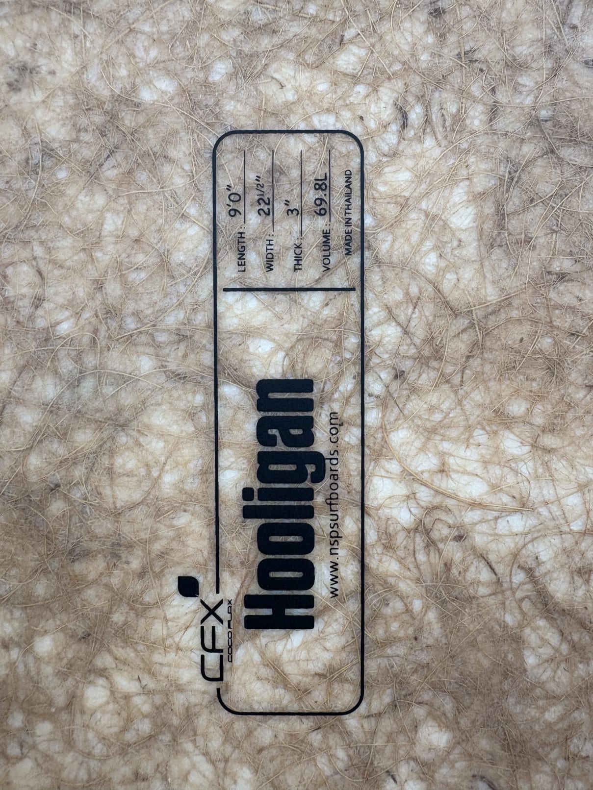 NSP Hooligan 9'0'' | 69.8 L