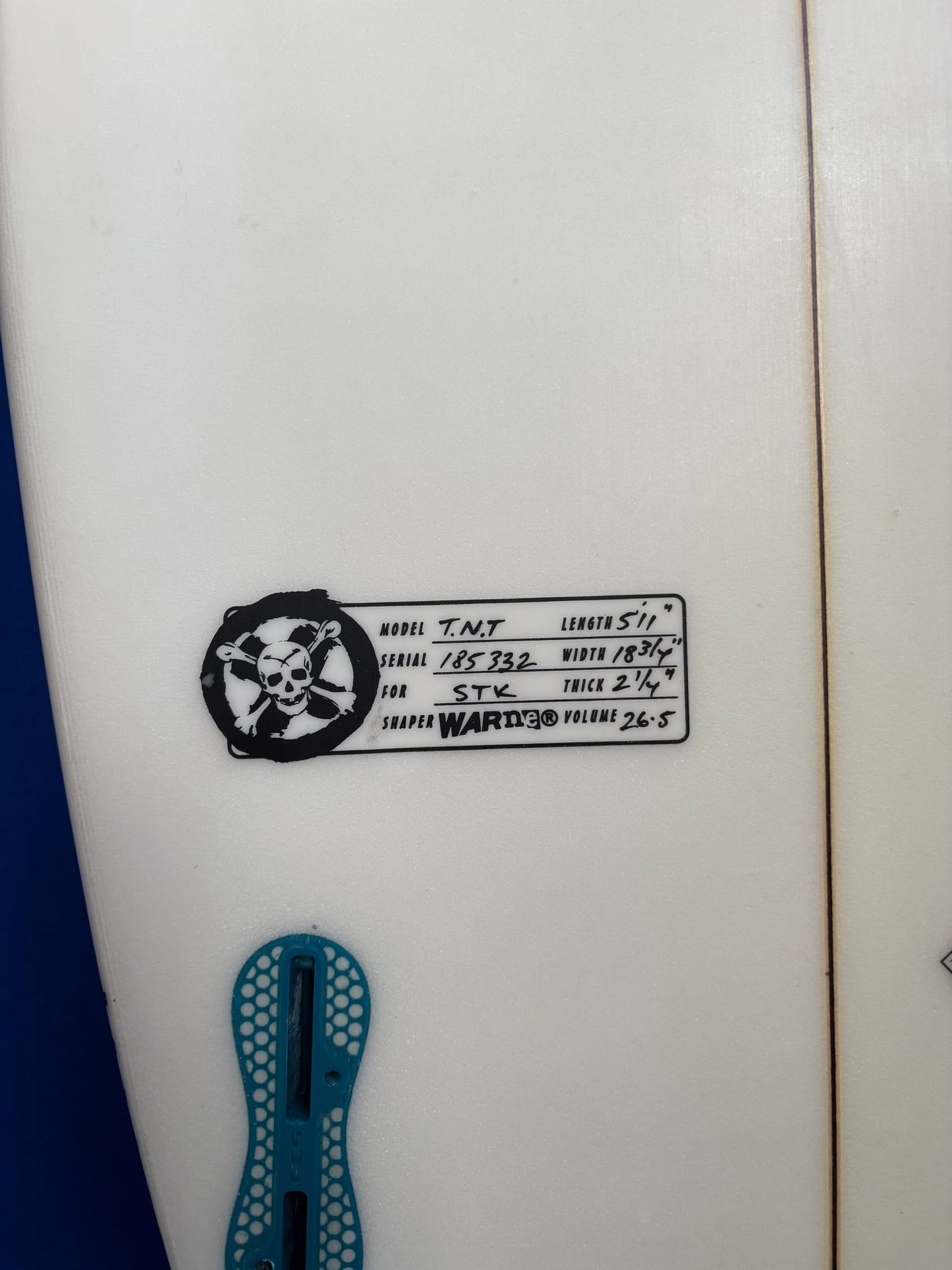 Warner TNT 5'11'' | 26.5 L