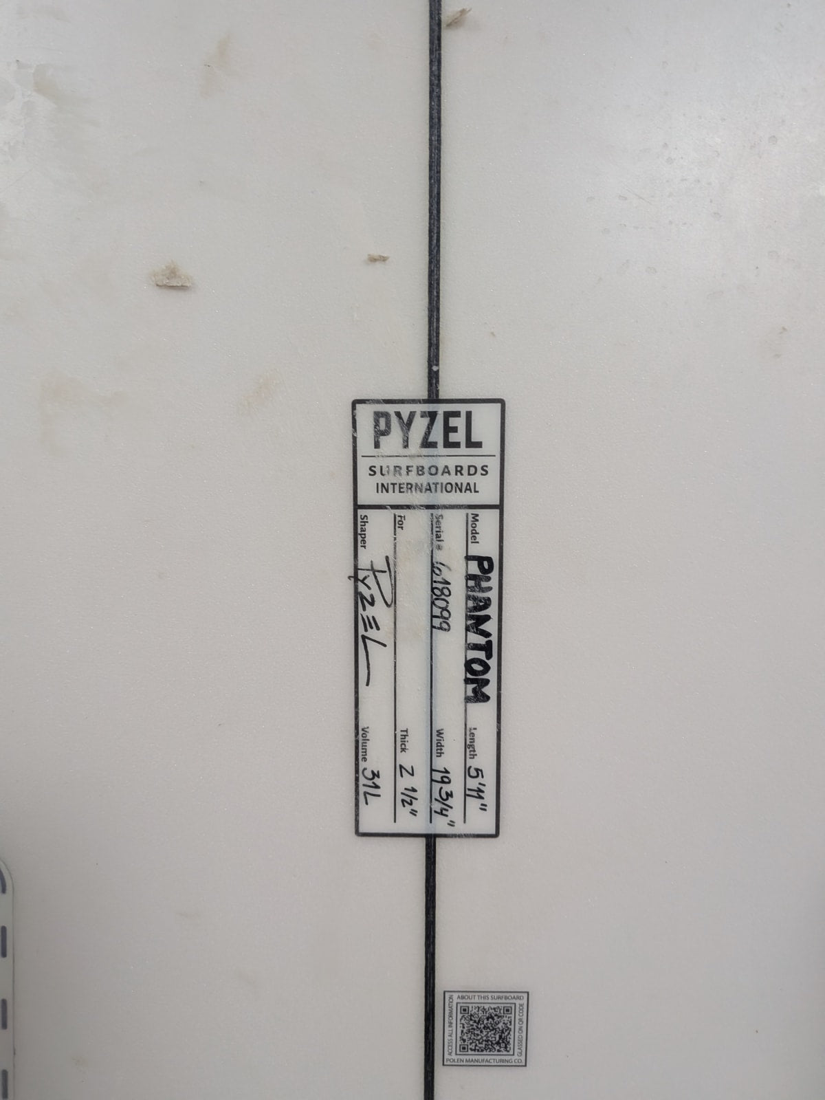 Pyzel Phantom 5'11'' | 31 L