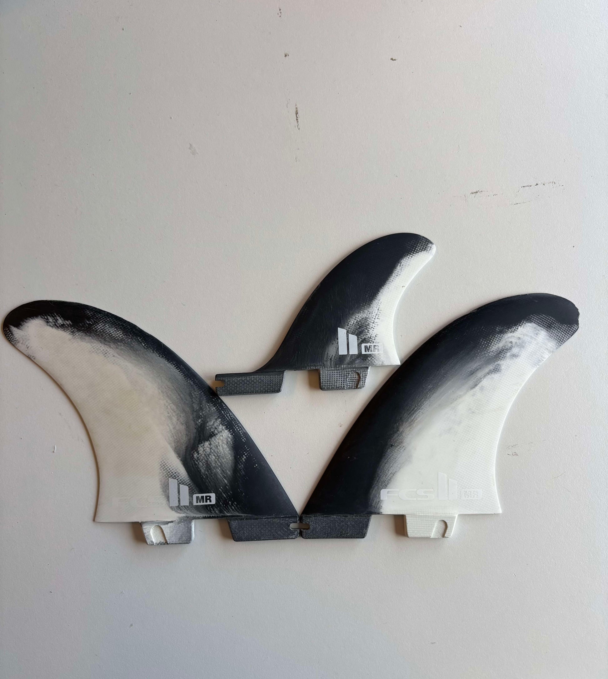 FCS  Fins Mark Richards twin + stabiliser M