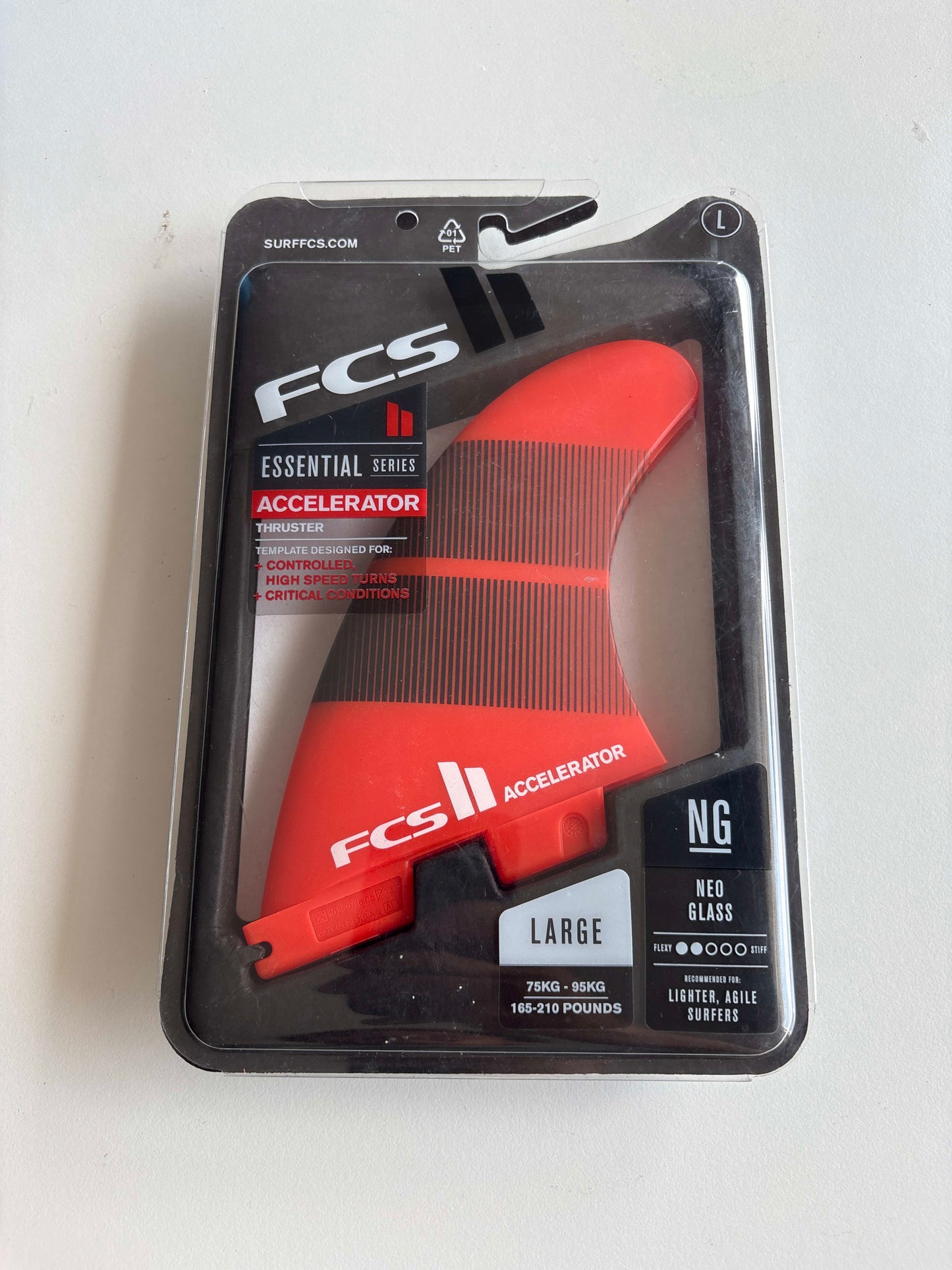 FCS Fins Neo Glass  L