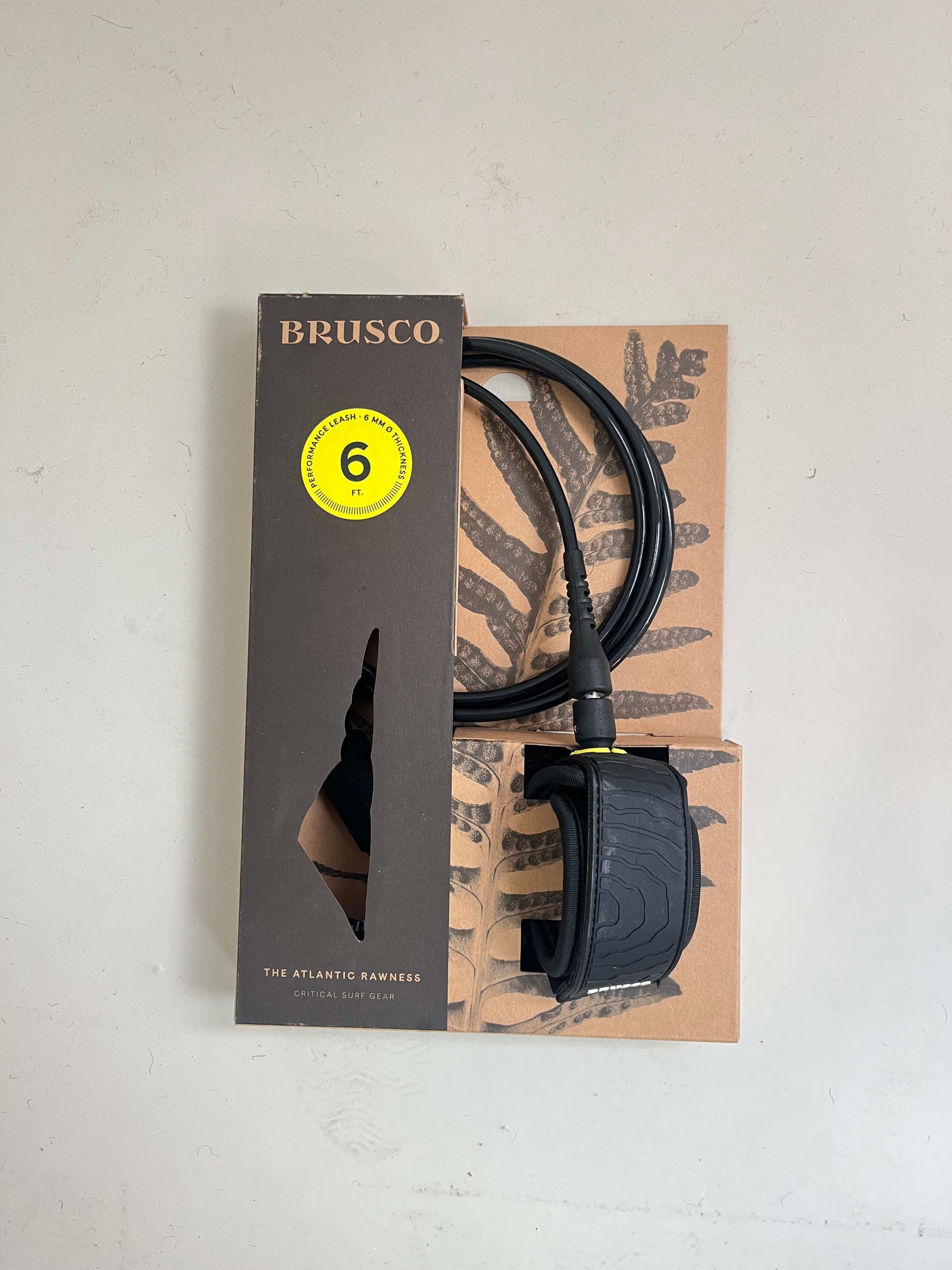 Brusco 6MM Black  Leash 6ft