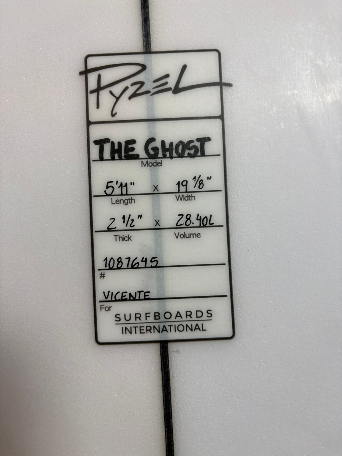 Pyzel The Ghost 5'11'' | 28.4 L