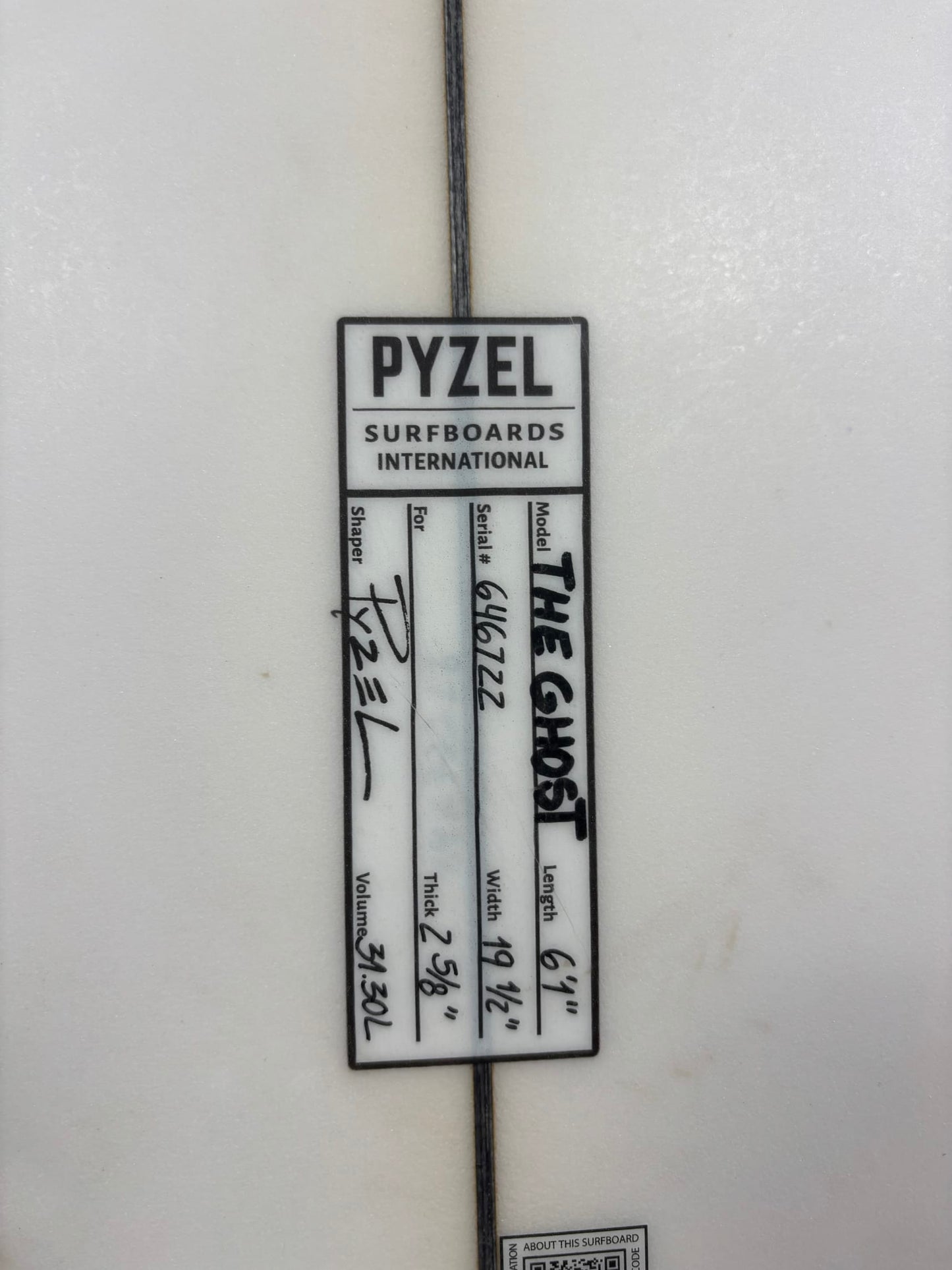 Pyzel The Ghost 6'1'' | 31.3 L