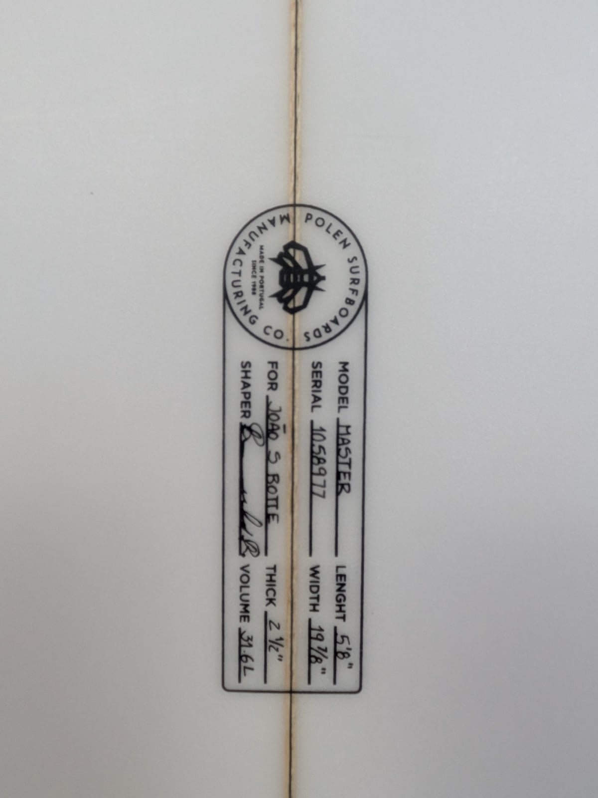 Polen Master 5'8'' | 31.6 L