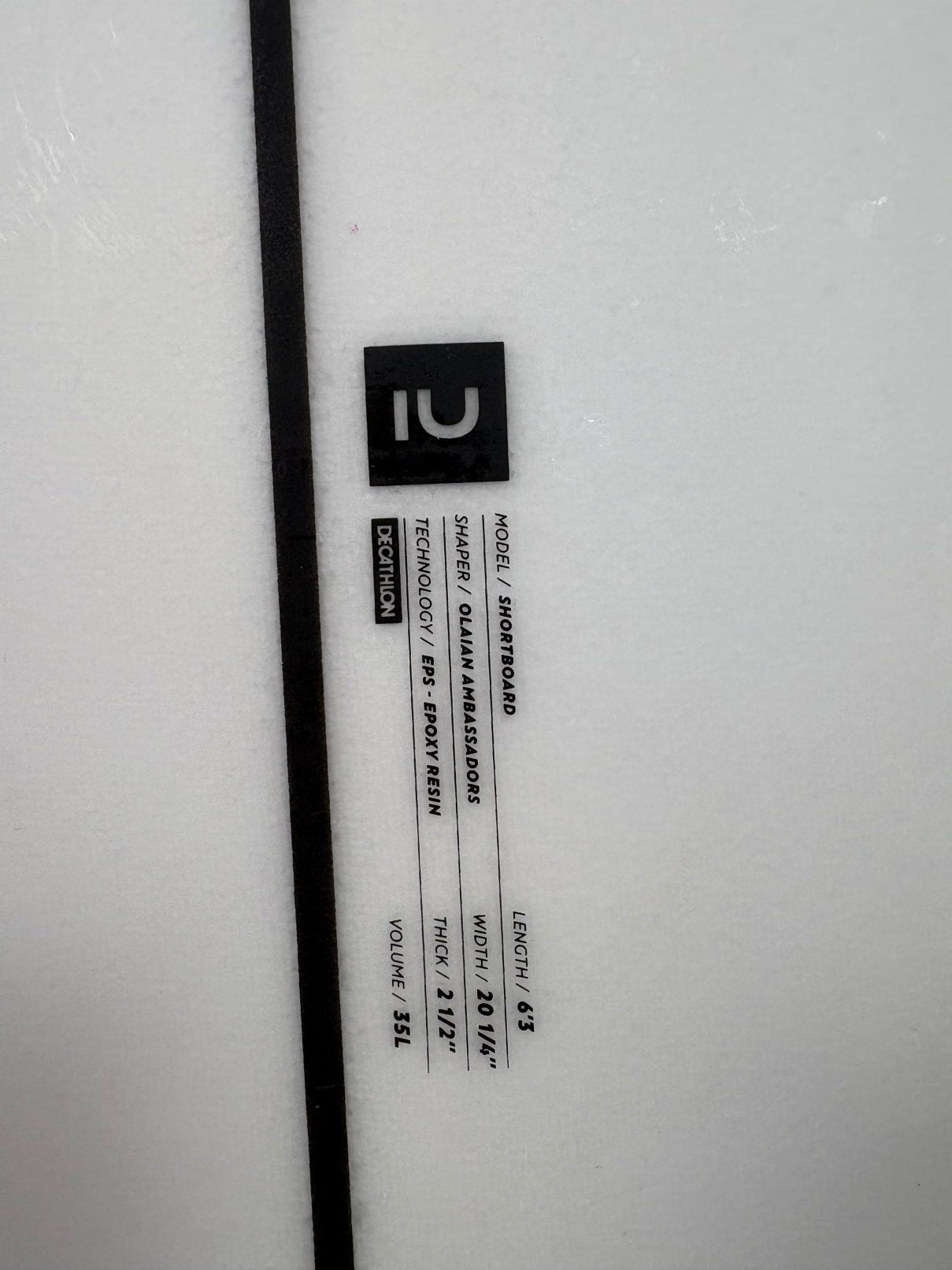 OLAIAN Classical Shortboard 6'3'' | 35 L