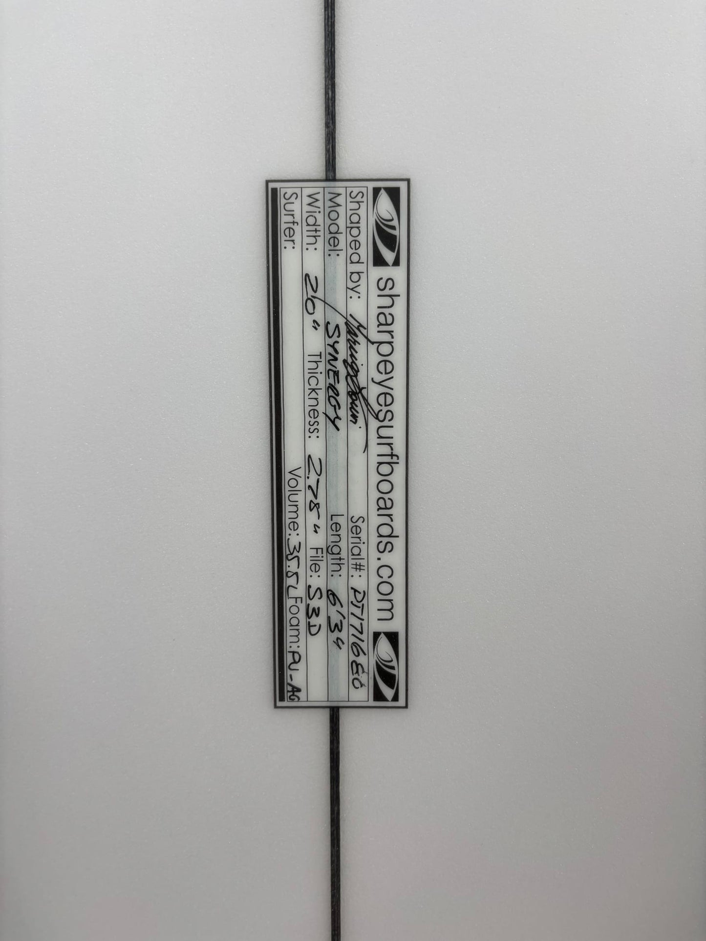 Sharpeye Synergy  6'3'' | 35.5 L