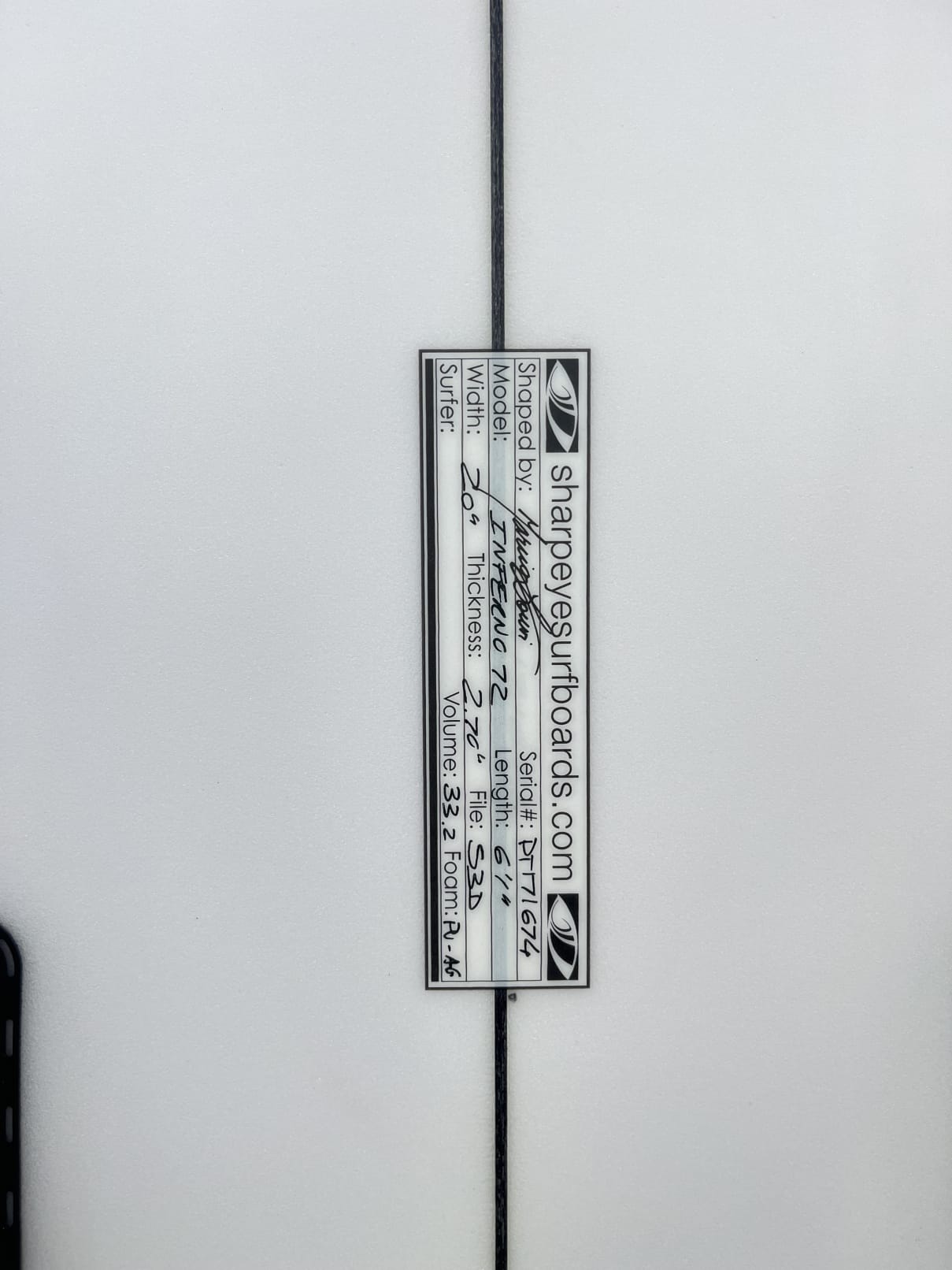 Sharpeye Inferno  6'1'' | 33.3 L