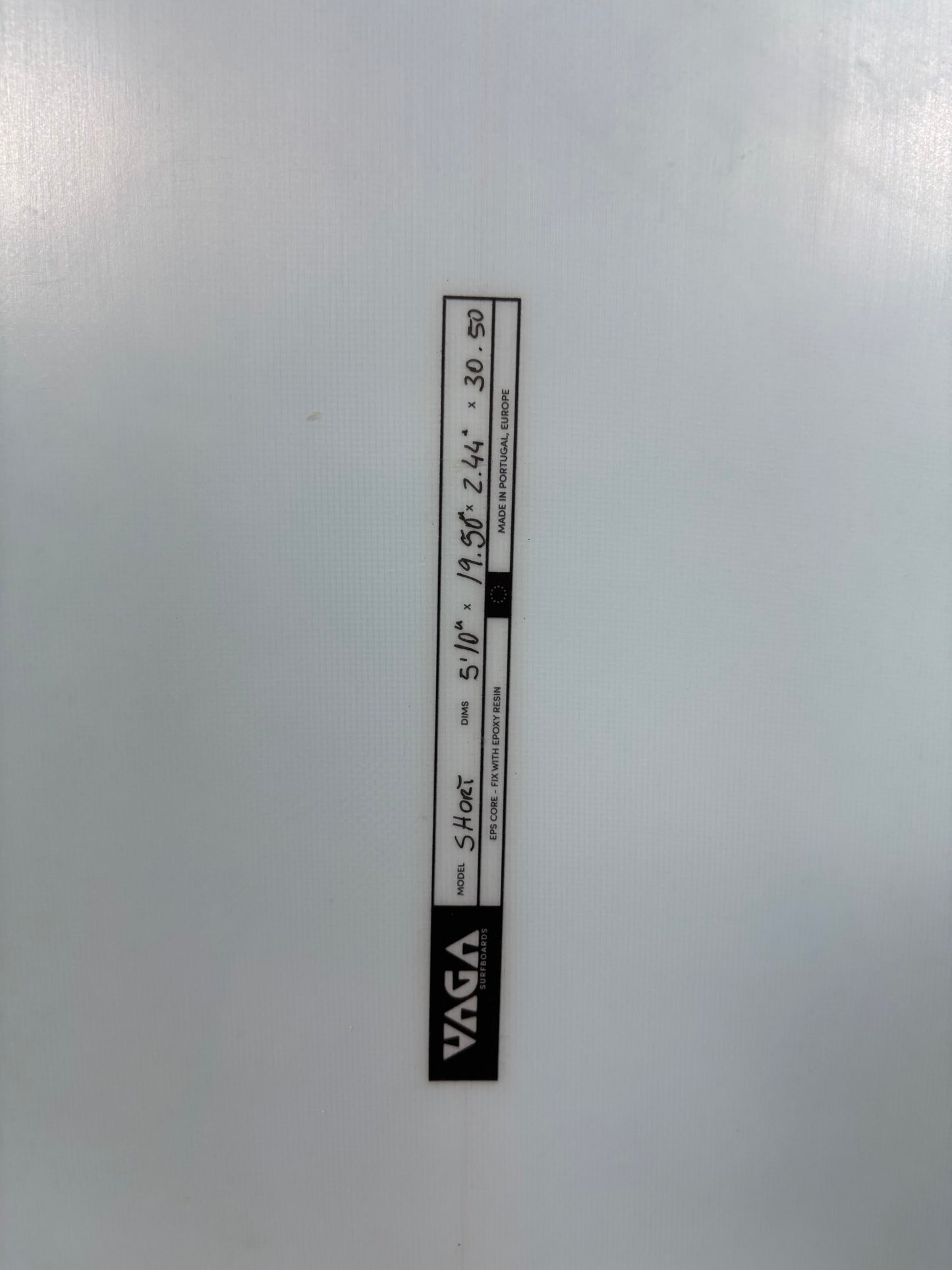 Vaga Surfboards Short 5'10'' | 30.5 L
