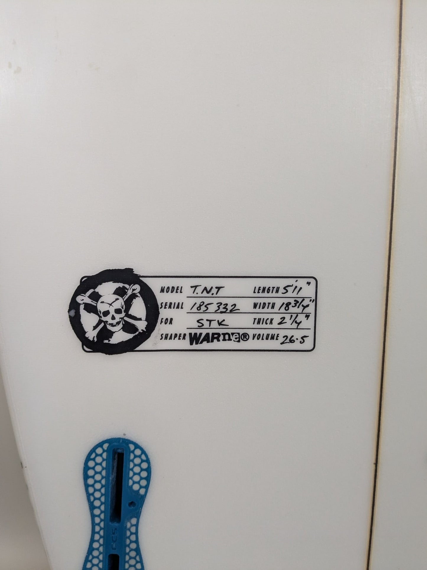 Warner TNT  5'11'' | 26.5 L