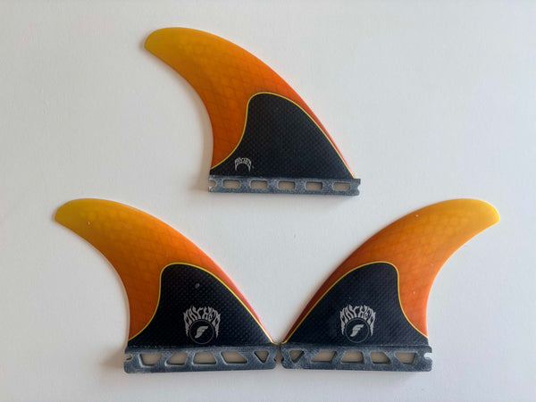 FUTURES Fins FCS fins Mayhem 3.0 Small Orange tri S