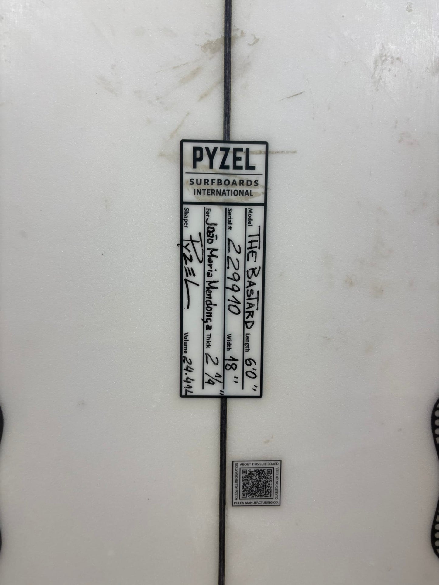 Pyzel The Bastard 6'0'' | 24.41 L