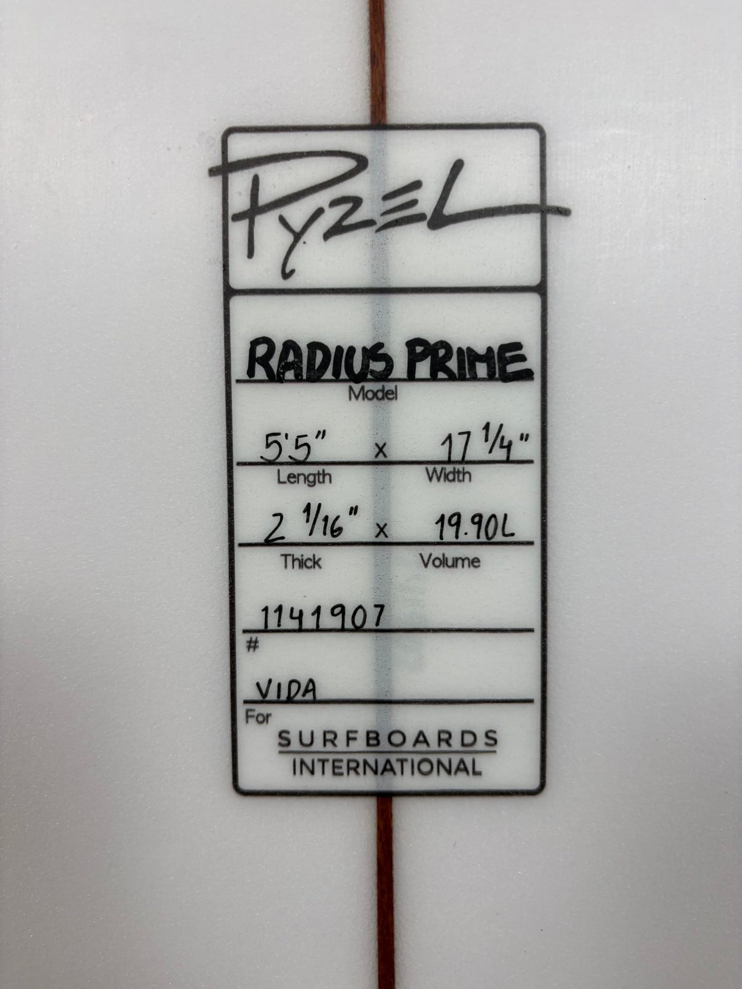 Pyzel Radius Prime  5'5'' | 19.9 L