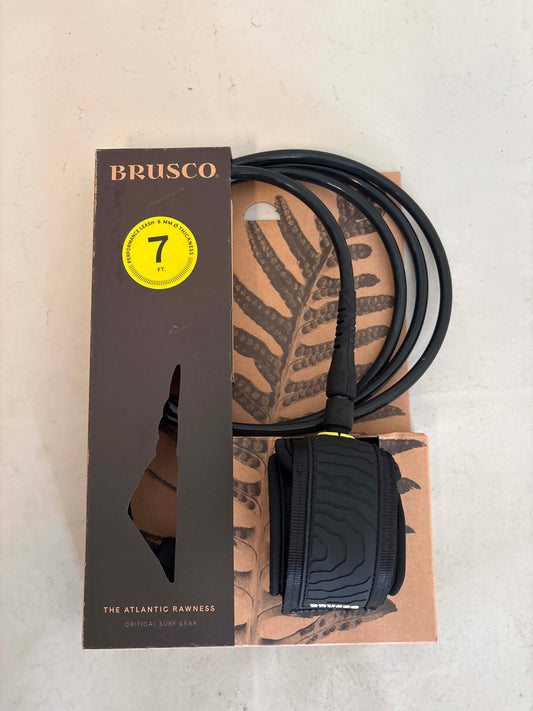 Brusco 7ft 8mm Atlantic Black  Leash 7ft