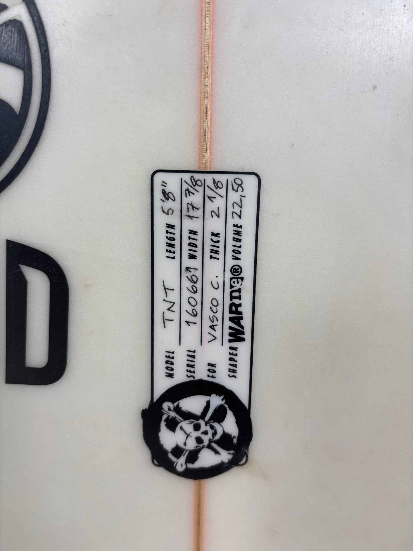 Warner TNT 5'8'' | 22.5 L