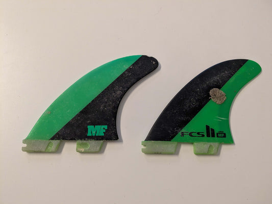 FCS  Fins (incomplete set - centre and side) Mick Fanning L