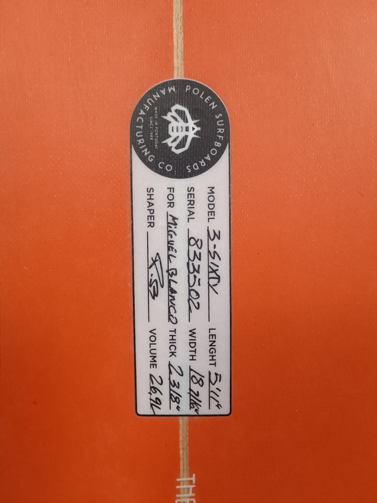 Polen 3-Sixty 5'11'' | 26.9 L