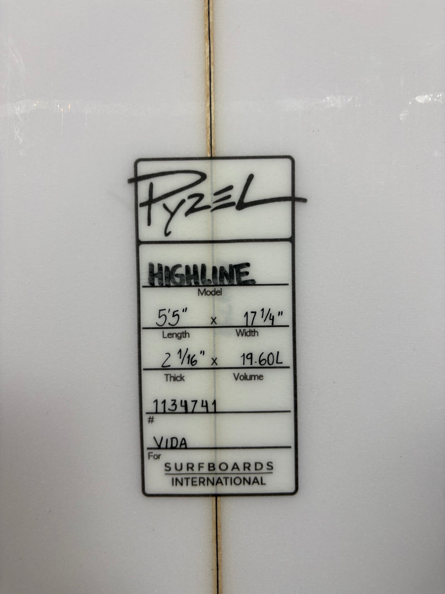 Pyzel HighLine  5'5'' | 19.6 L