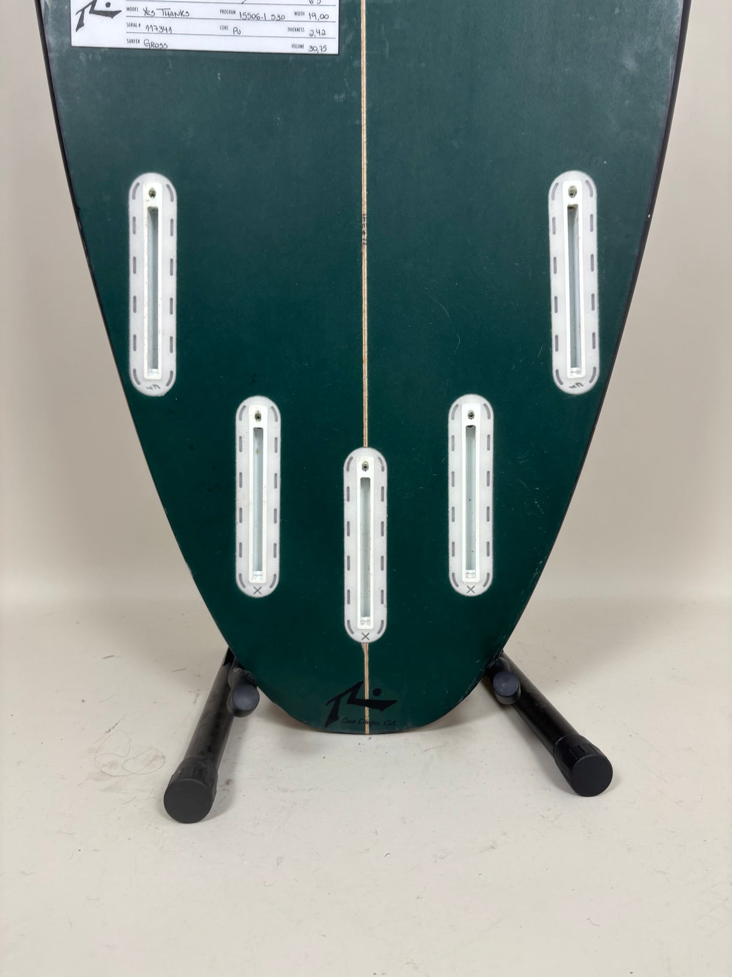 Rusty  Yes Thanks  6'5'' | 30.75 L