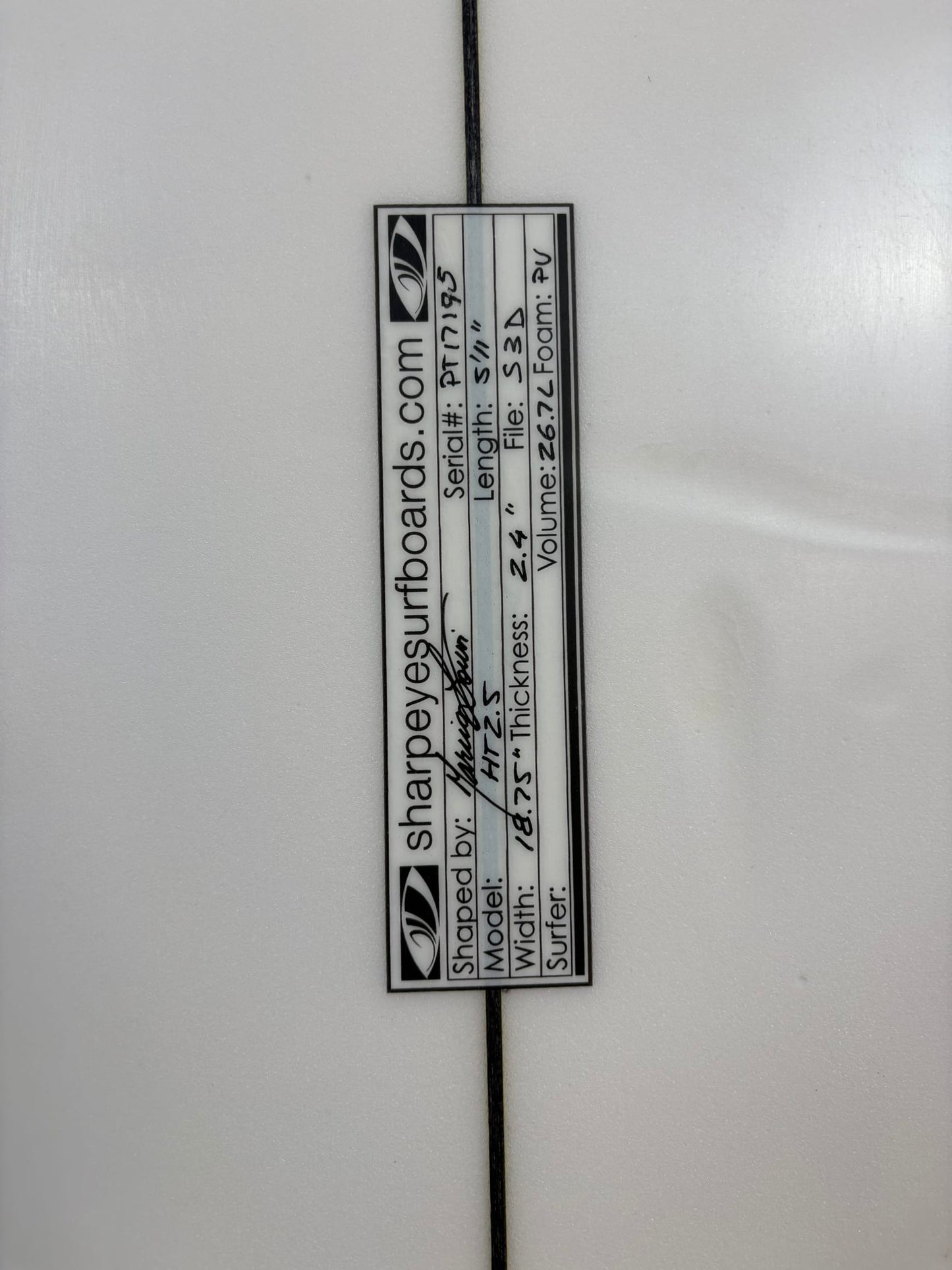 Sharpeye HT 2.5 5'11'' | 26.7 L