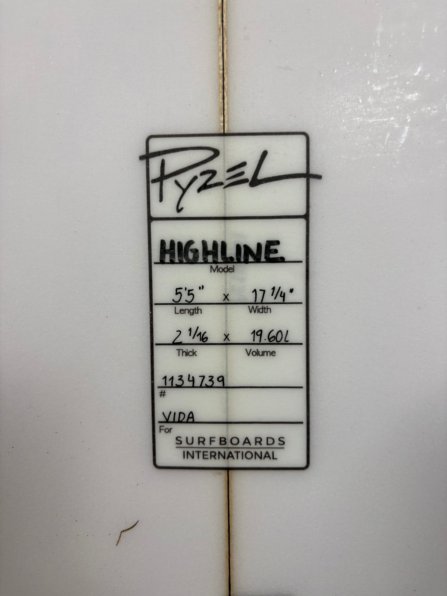 Pyzel High Line  5'5'' | 19.6 L
