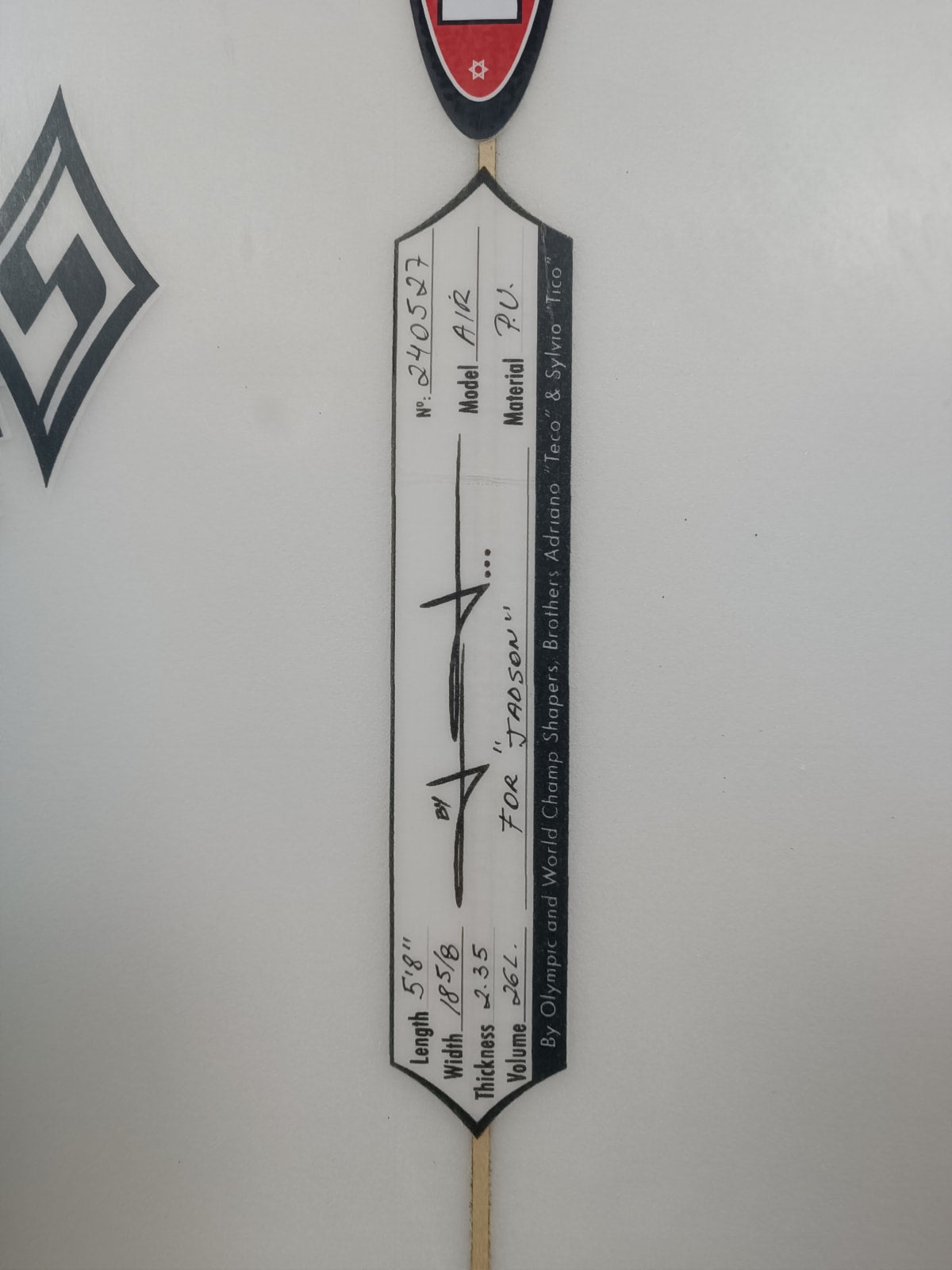 Silver Surf Boards  Air 5'8'' | 26 L