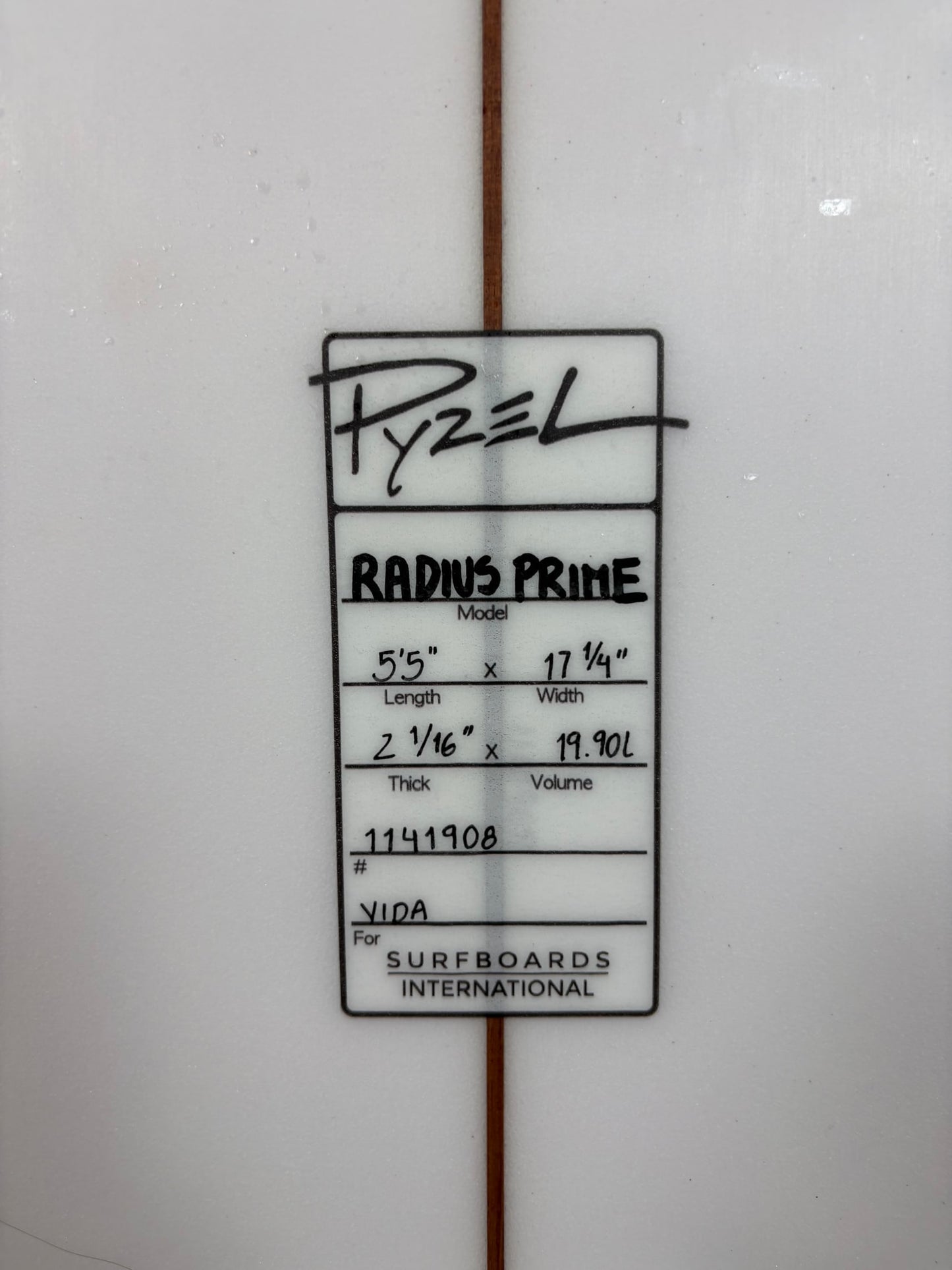 Pyzel Radius Prime  5'5'' | 19.9 L