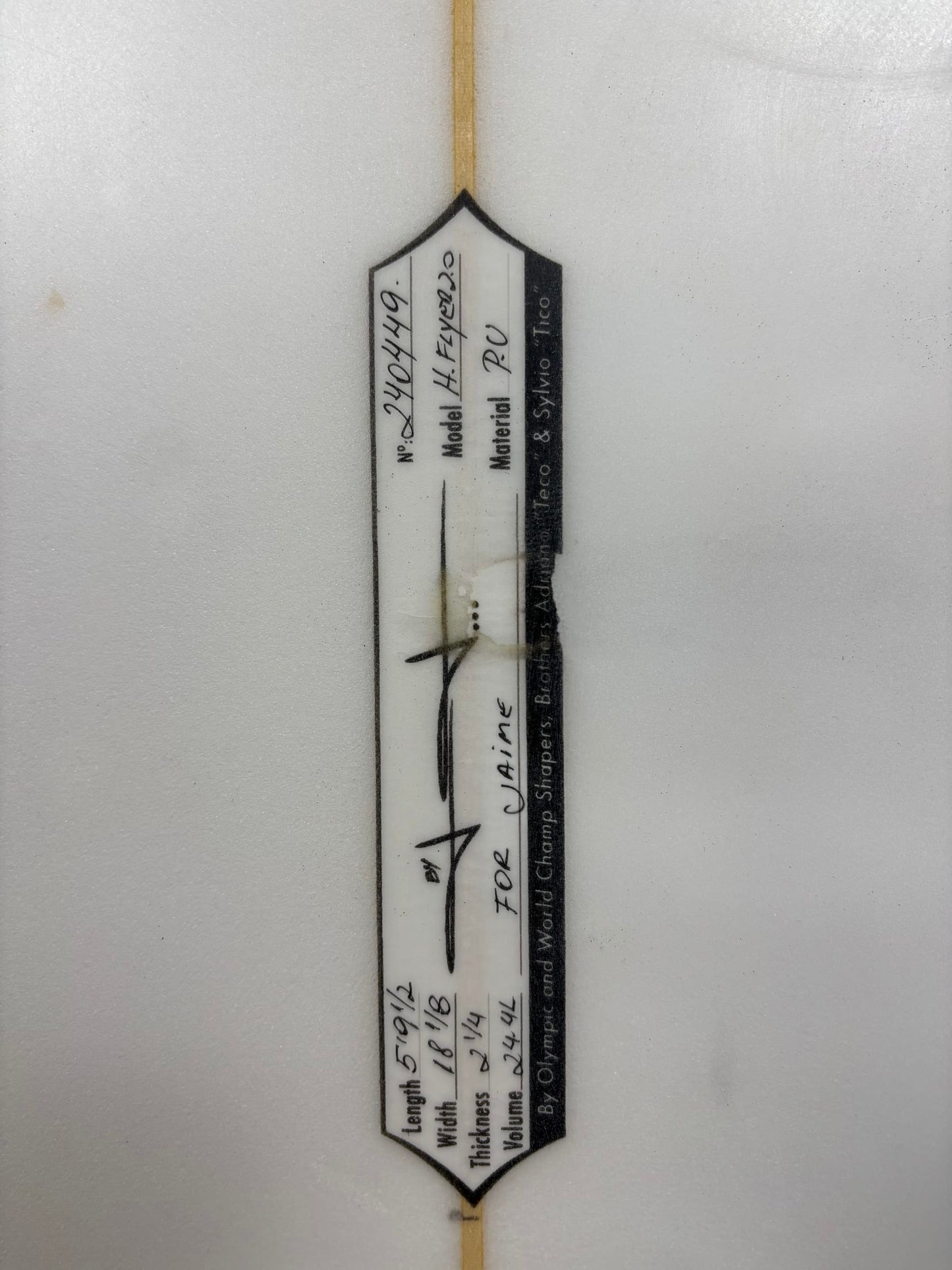 Prancha de surf Silver SurfBoards High Flyer 2.0 5'9'' | 24,4 L