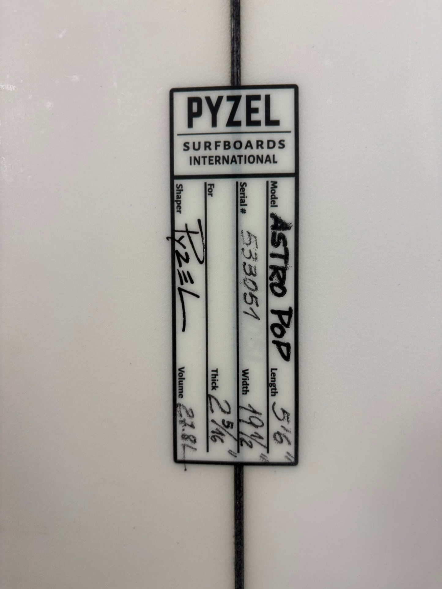 Pyzel Astro Pop 5'6'' | 27.8 L